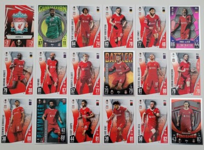2023-24 Match Attax UEFA - Liverpool Team Set (18 cards inc 5 Foil)