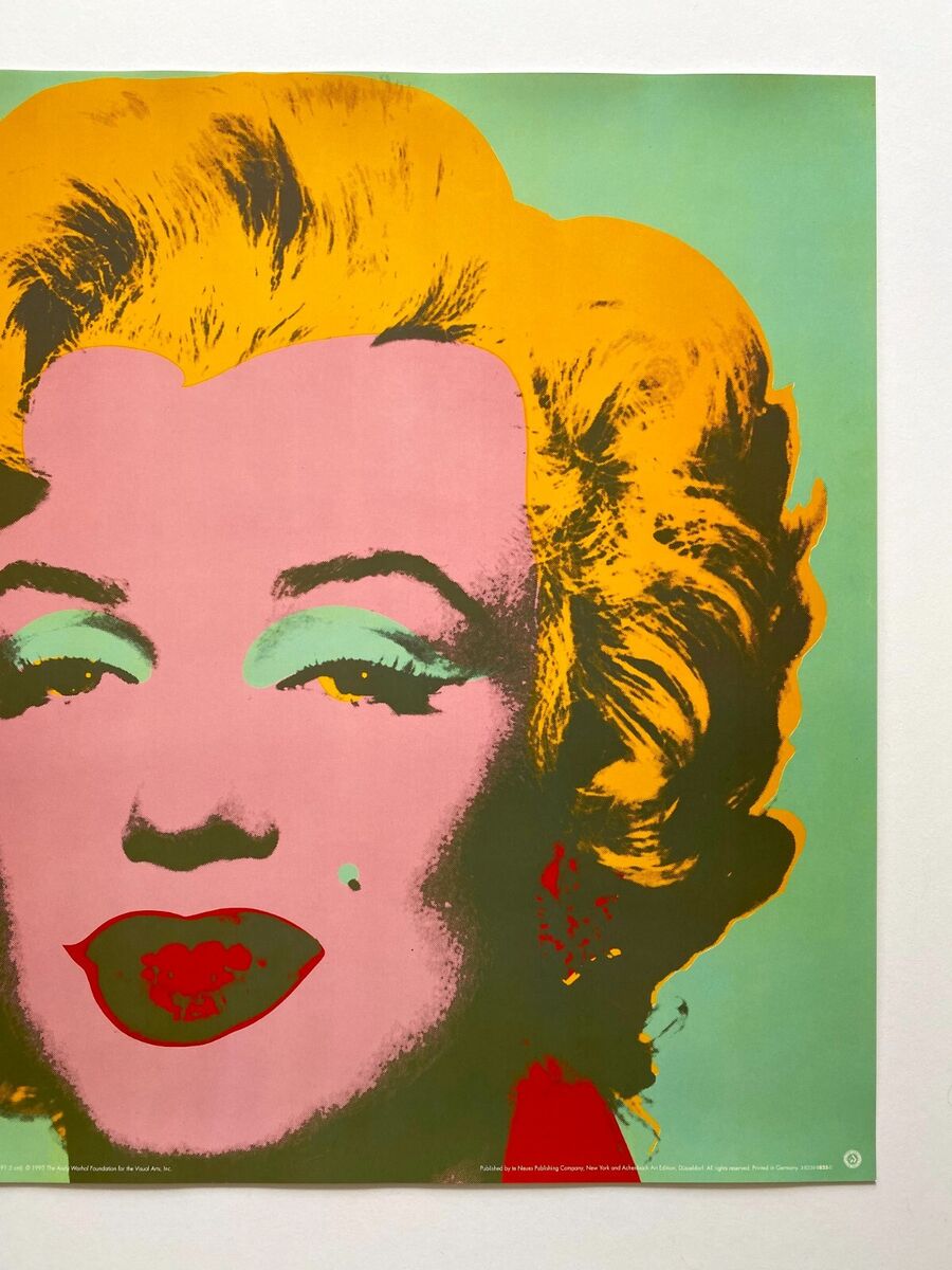ANDY WARHOL FOUNDATION RARE 1993 LITHOGRAPH PRINT POP ART ANDY WARHOL FOUNDATION RARE 1993 LITHOGRAPH PRINT POP ART