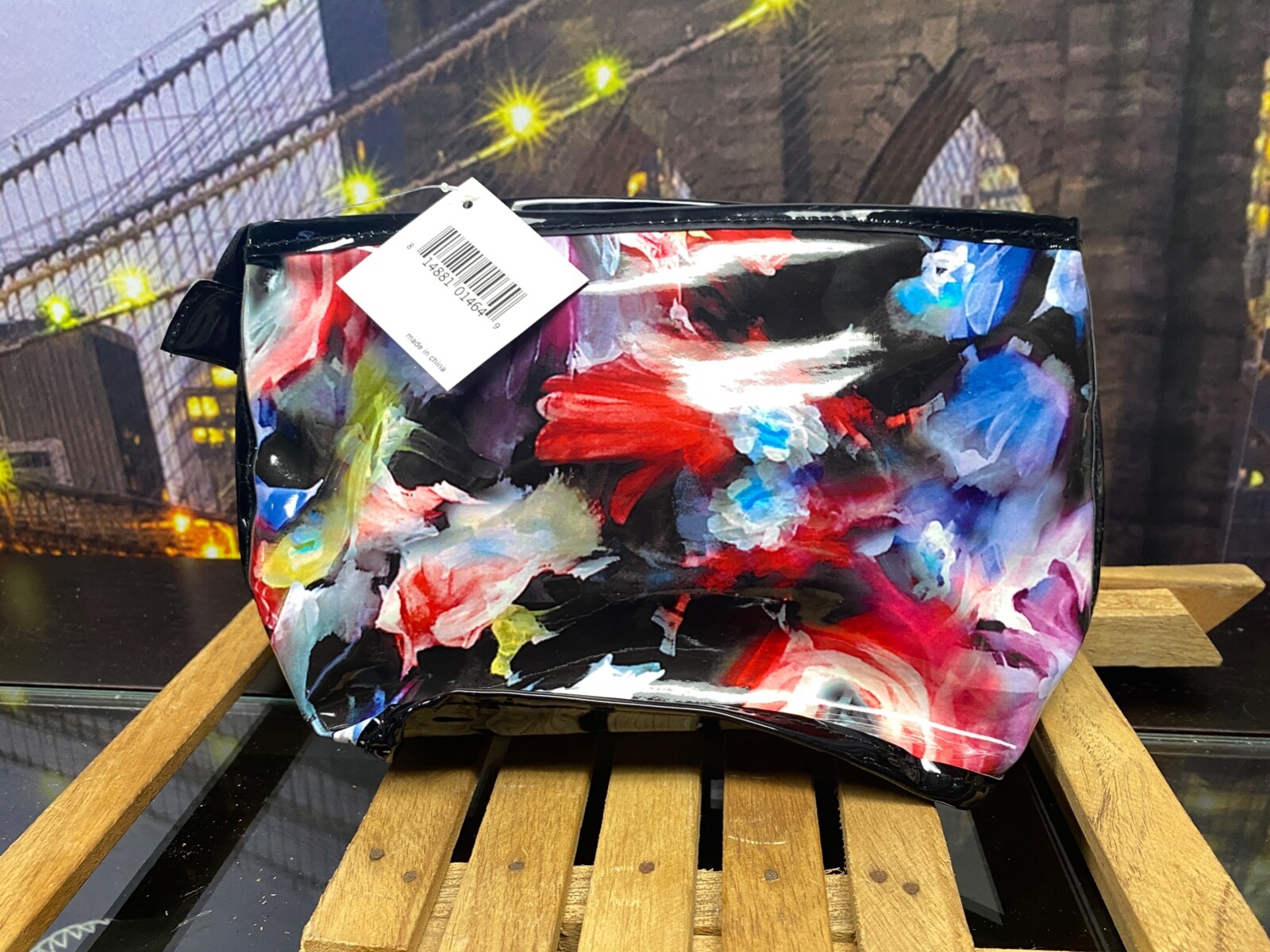 Water-Resistant Travel Makeup Bag for Cosmetics Toiletries-image