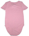 Justice Leotard Bodysuit Short Sleeve Ribbed Snaps at Crotch Pink New Girl 10 12 — photo 2