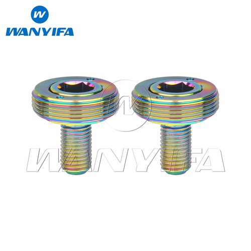 Wanyifa Titanium Bolt M8x15mm Crank Bolt Road Bike With Rubber Ring Waterproof - Picture 23 of 24