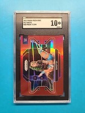 2022 Panini Prizm WWE SHOTZI #12 RED PRIZM /299 SGC 10 GEM MINT POP 1 Smackdown
