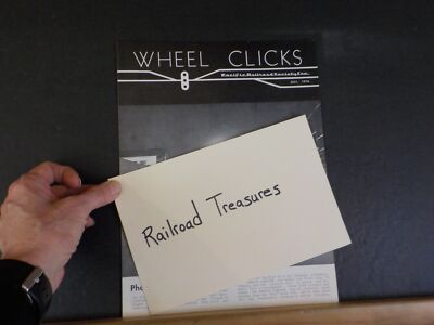 Wheel Clicks 1976 Juli Pacific Railroad Society Safety First die blaue Flagge