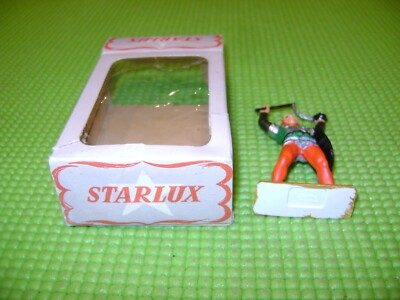 Figurine Starlux Moyen Âge – Homme D’arme Avec Fléau, Boîte D’origine (occasion)