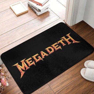 Megadeth LogoDoormat Mat Anti-Slip Bathroom Kitchen Living Room Rug ...