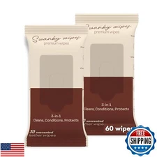 Swanky Leather Wipes - Leather Cleaner and Conditioner for Purses, Shoes, Fur