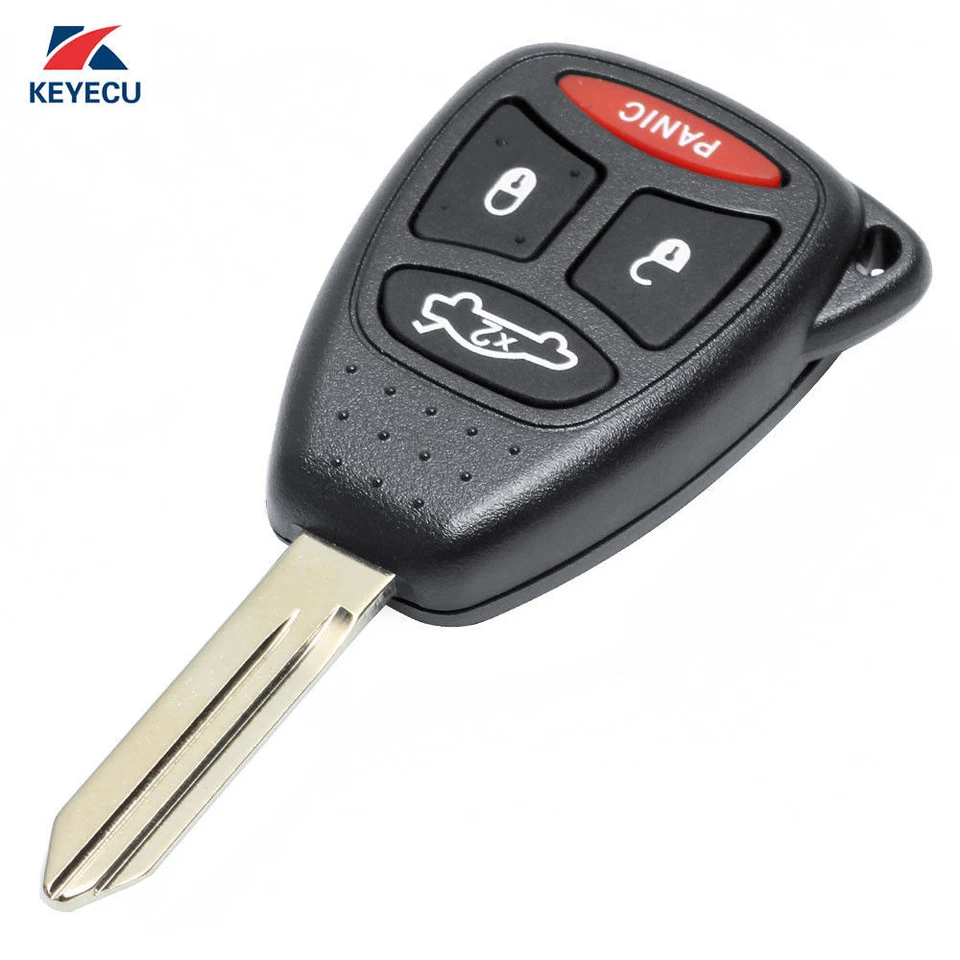 2* New Remote Key Fob 4 Button for  Chrysler 200 2010-2012 FCC KOBDT04A Uncut Foto 3 de 3