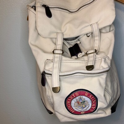 Wizarding World of Harry Potter Hogwarts Canvas Backpack Amazon.com | Harry Potter Kids Backpack Hogwarts School Bag  main image 3