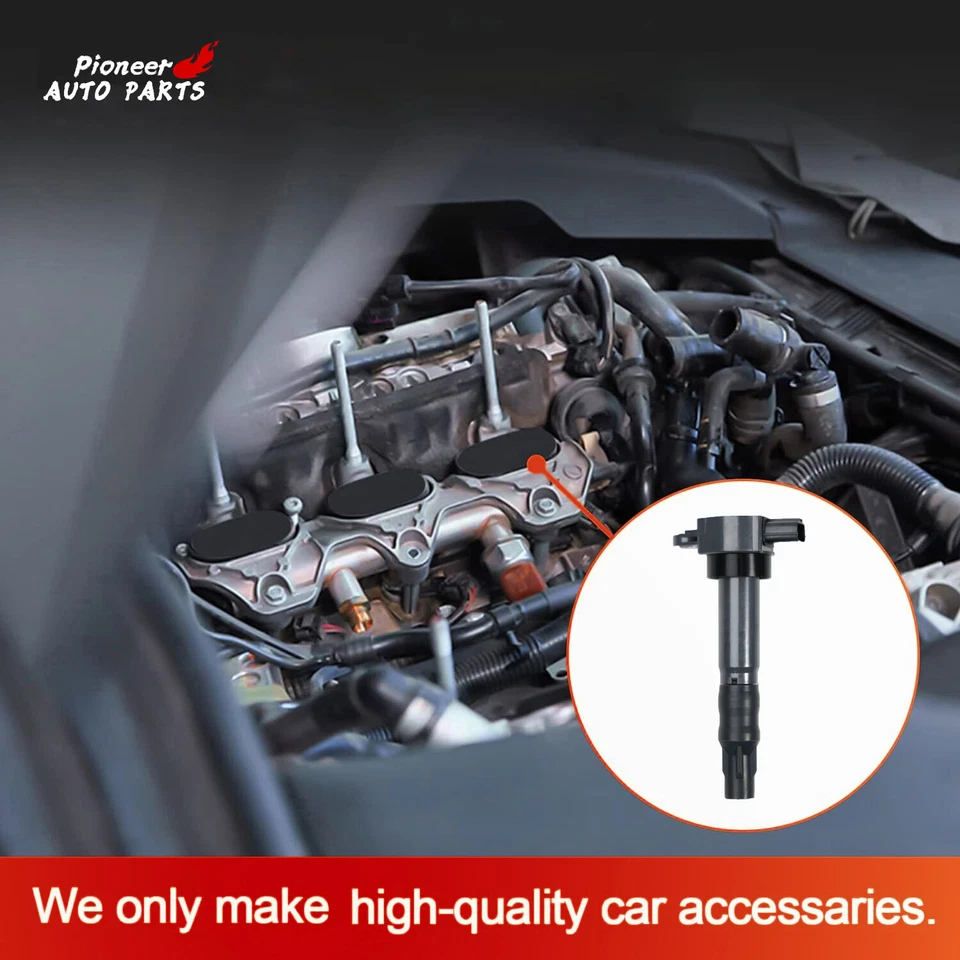 6X Ignition Coils+Spark Plugs For 3.8L Mitsubishi Eclipse Galant Outlander UF532 Foto 2 de 4