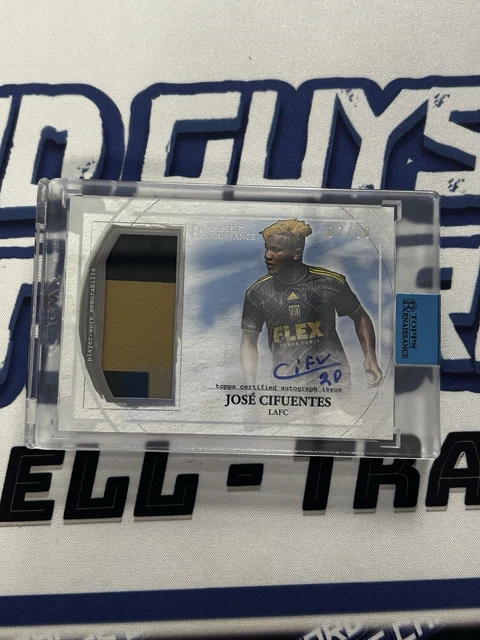 2022 Topps MLS Renaisssance Patch Auto #AR-C14 Jose Cifuentes /20 ON CARD