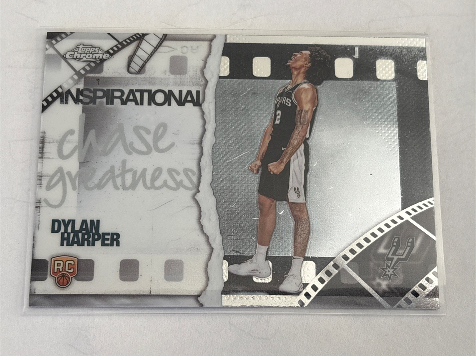 2025-26 Topps Chrome Dylan Harper Inspirational Rookie Card