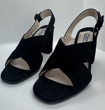 Prada Tacchi Alti Calzature Donna Camoscio 3 Nero UK 7.5 / EU 40.5 ORIGINALE