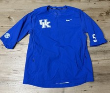 Kentucky Wildcats Nike Game Used Baseball Jersey Jacket #5 SEC Patch XL