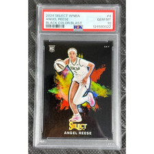 2024 Panini Select WNBA Black Color Blast #4 Angel Reese PSA 10 Pop 12 Chicago