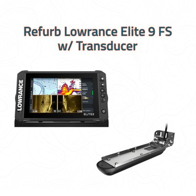 REFURBISHED Lowrance Elite FS 9 w/Active Imaging  3-in-1 Transducer