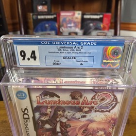 Luminous Arc 2 Nintendo DS GRADED CGC 9.4 A+ SEALED RPG ATLUS JRPG like WATA VGA