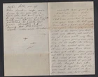 CIVIL WAR LETTER - 129th Illinois Vols - Hardship of Living in "Cloth Houses" !