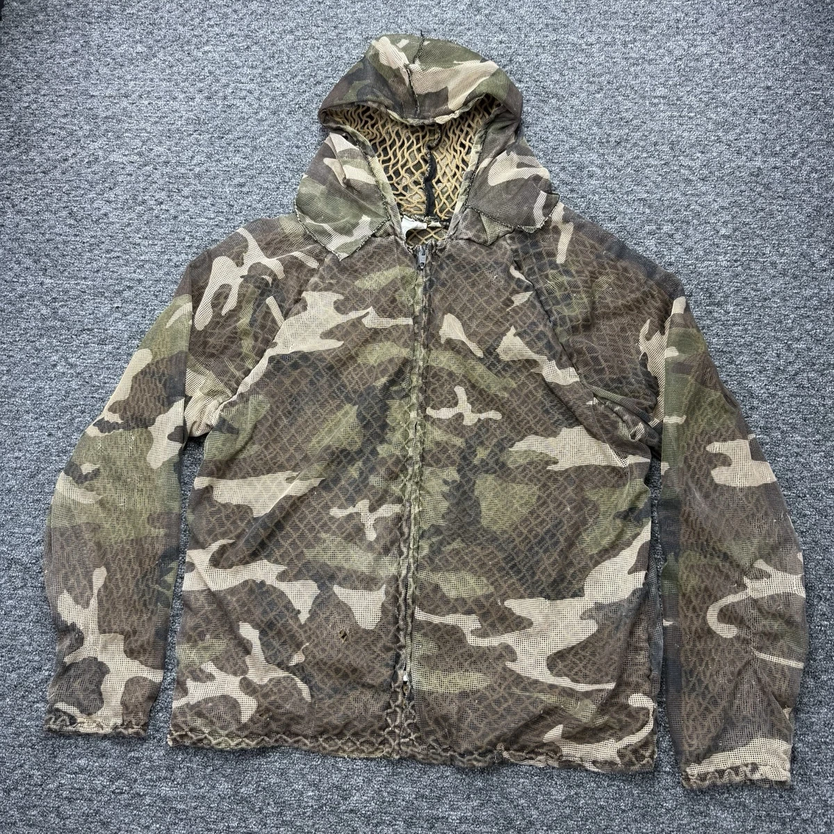90s USA SHANNON'S Bug Tamer モスキートパーカー 迷彩 Bug Tamer Plus DoubleGuard Jacket w/ Face Shield - Shannon Outdoors