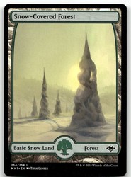 Snow-Covered Forest 254/254 Modern Horizons Full Art