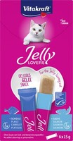 Vitakraft Jelly Lovers Katzensnack Lachs +Scholle 6 X 15 G Katzenfutter