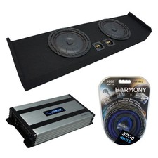 09-20 Ford F-150 Super Crew Truck Kicker CompVT CVT12 Dual 12" Sub Box HA-A800.1