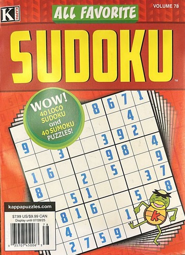 ALL FAVORITE SUDOKU MAGAZIN BAND 78 KOSTENLOSER VERSAND