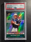 2008 Topps Finest TOM BRADY 144/199 Green Refractor #FM-TB PSA 10 POP 8