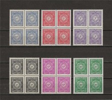 Algeria 1947 Sc# J35/45 Postage Due 6 blocks 4 MNH