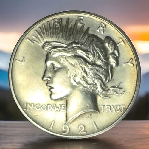 1921 peace dollar High Relief Good Eye