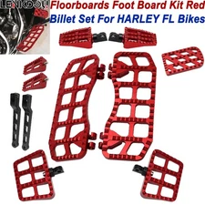Floorboard Foot Peg Shift Lever Shifters Pegs RED For Harley Touring Road Glide