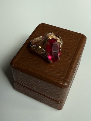 Vintage Russian Soviet Gold 583 Ring  USSR Women's Jewelry 7