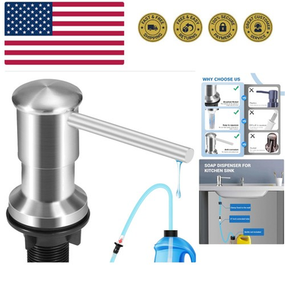 #ad #ad Soap Dispenser for Kitchen Sink: Built in Sink Soap Dispenser Pump Brushed N... $31.67