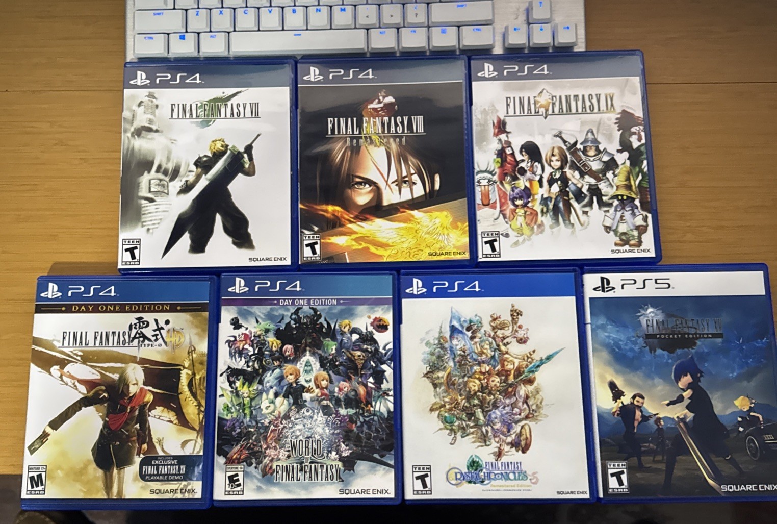 Final Fantasy 7 8 9 Type 0 World of Crystal Chronicles - Replacement Case Cover