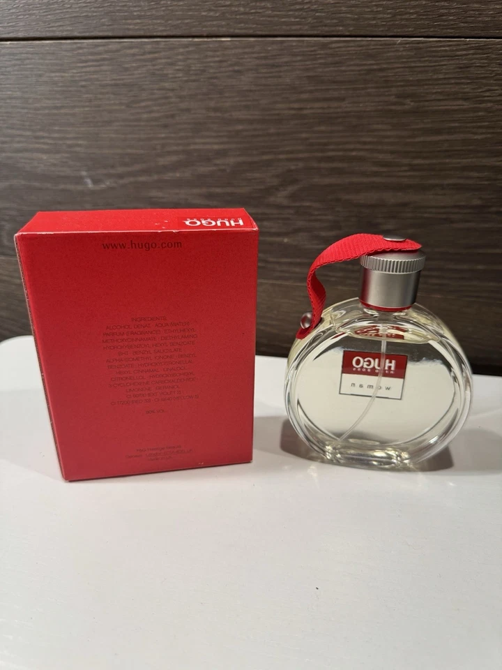 Eau De Toilette Spray HUGO Woman por HUGO BOSS 4,2 oz/125 ml DE COLECCIÓN  Foto 4 de 4