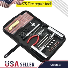 45x Tire Repair Kit DIY Flat Tire Repair Car Truck Motorcycle Home Plug Fix Car