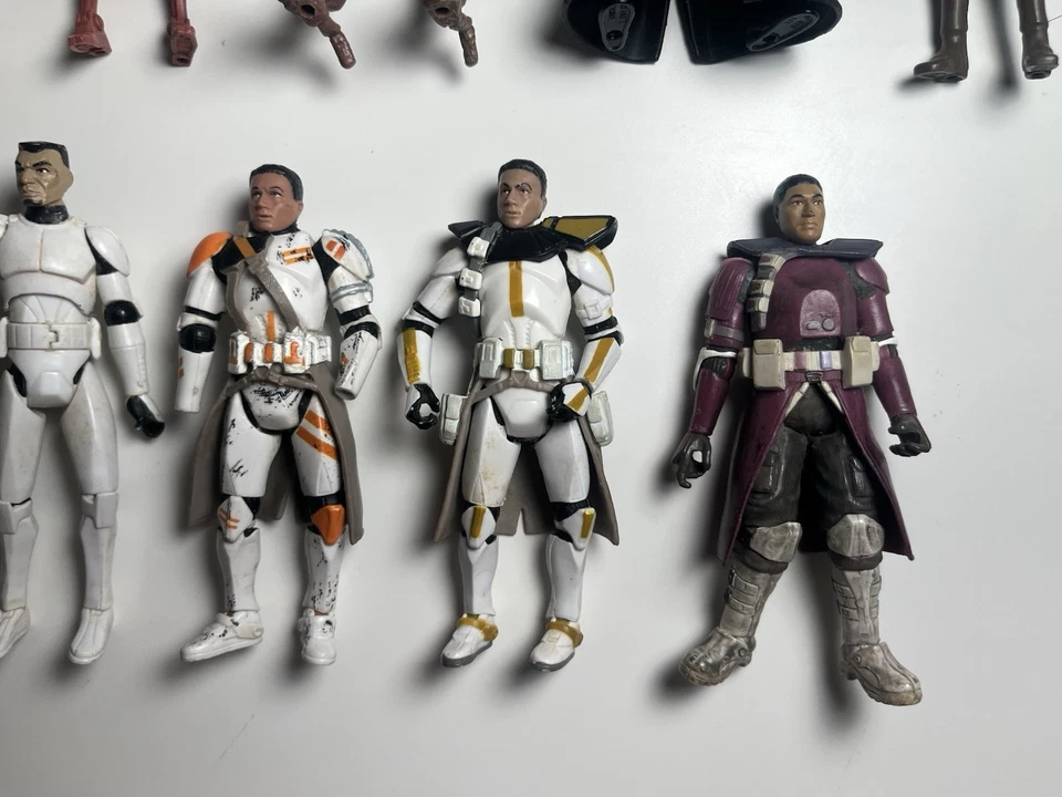 "Lote de 12 figuras de acción Star Wars 3,75"" - Saga, 30 aniversario, legado, raras" Foto 2 de 4
