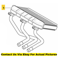 BMW X6 Heizungskern 2012 gebraucht OEM 64116968204
