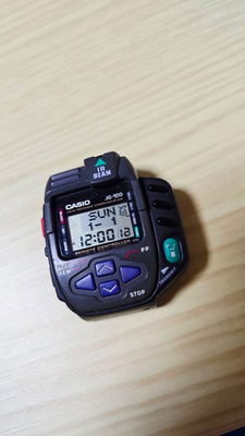 CASIO Cyber Cross JG-100 Digital Watch New Battery Rare Vintage