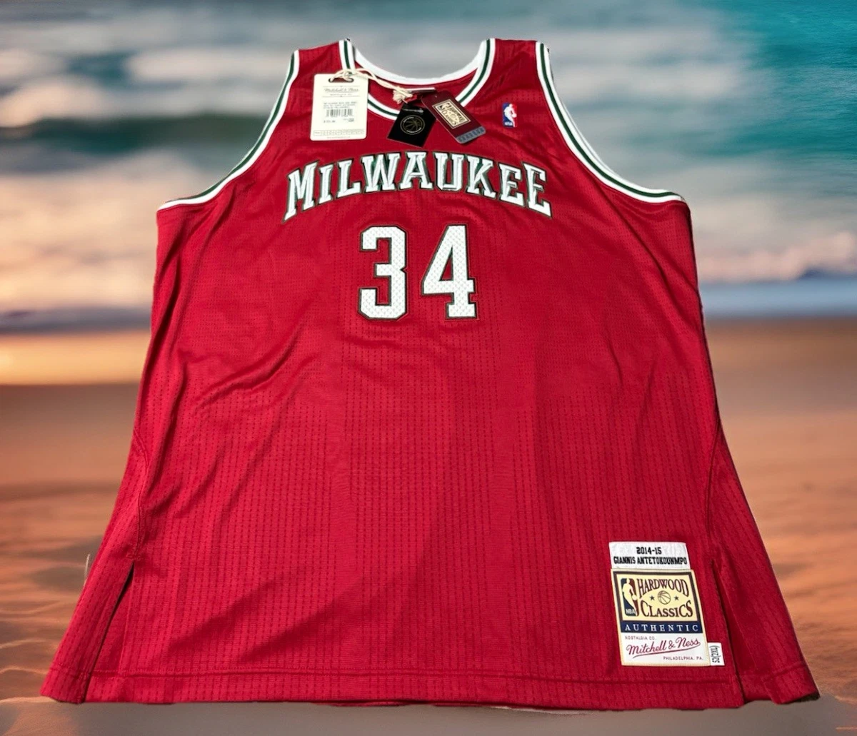 Mitchell & Ness Giannis Antetokounmpo Milwaukee Bucks NBA Fan
