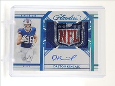DALTON KINCAID 2023 FLAWLESS SHIELD RPA ROOKIE PATCH GOLD RC AUTO 1/1 Q6136