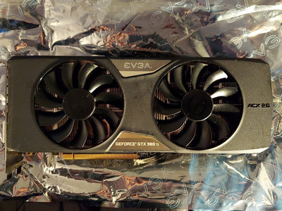 Tested GOOD EVGA NVidia GeForce GTX 980 Ti 6G GDDR5 PCIe Video Graphics Card GPU