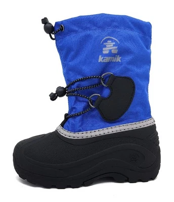Kamik Southpole 4 Kinderschuhe Jungen Winterstiefel Stiefel Blau Freizeit