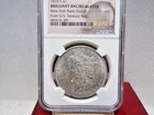 1878-S MORGAN SILVER DOLLAR NGC  BU $1 NEW YORK BANK HOARD TREASURY BAG #C 2354
