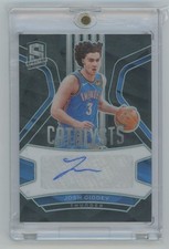 2023-24 Panini Spectra Catalysts Signatures Josh Giddey Auto 29/49 Oklahoma City