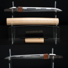 古兵器 武具 刀装具 日本刀 佐藤中川青纸#1大马士革黑打EBTCA2日本厨师的切付刀（筋引）240
