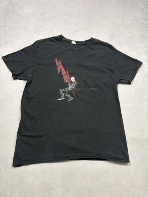 Vintage Queens Of The Stone Age Lightning Skull T Shirt 2000s Mens L Band Tee