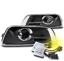 FOR 2013 2014 2015 CHEVY MALIBU BUMPER CHROME FOG LIGHTS LAMP W/3K XENON HID SET