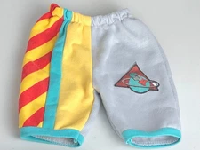 Cabbage Patch designer line pants sweats Gray yellow red CPK Saturn logo