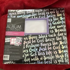 Me & My Big Ideas Album In An Instant Scrapbook w/Stickers & Accessories-New