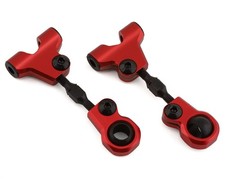 Yeah Racing Tamiya TT-01  TT-01E Aluminum Front Upper Suspension Arms Red 